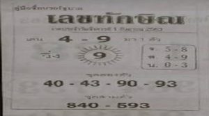 เลขทักษิณ-1-9-63